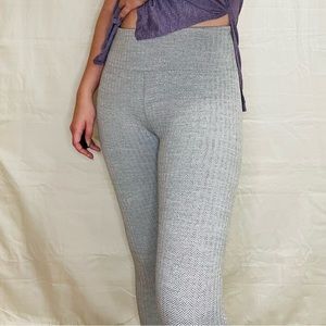 Kyodan White/Grey Herringbone Active Wear Leggings